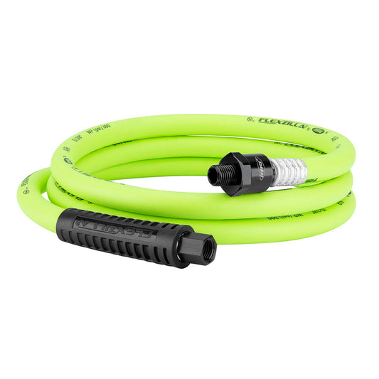 FlexZilla HFZ3806YW2B Whip Hose with Ball Swivel, 3/8" x 6'