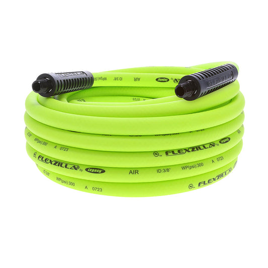 FlexZilla HFZ3835YW2 Air Hose, 3/8" x 35', 1/4" MNPT Fittings