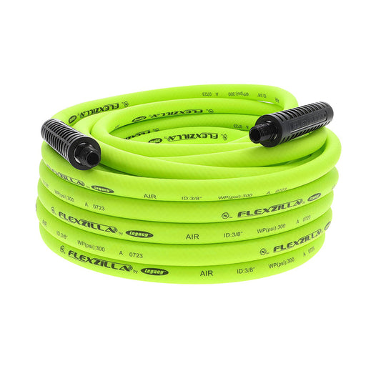 FlexZilla HFZ3850YW3 Air Hose, 3/8" x 50', 3/8" MNPT Fittings