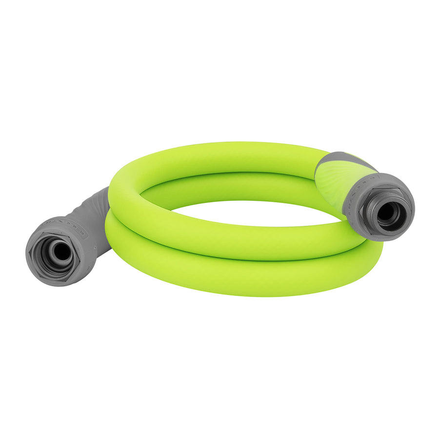 FlexZilla HFZG505YWS SwivelGrip® Garden Lead-in Hose, 5/8" x 5', 3/4" - 11 1/2 GHT Fittings