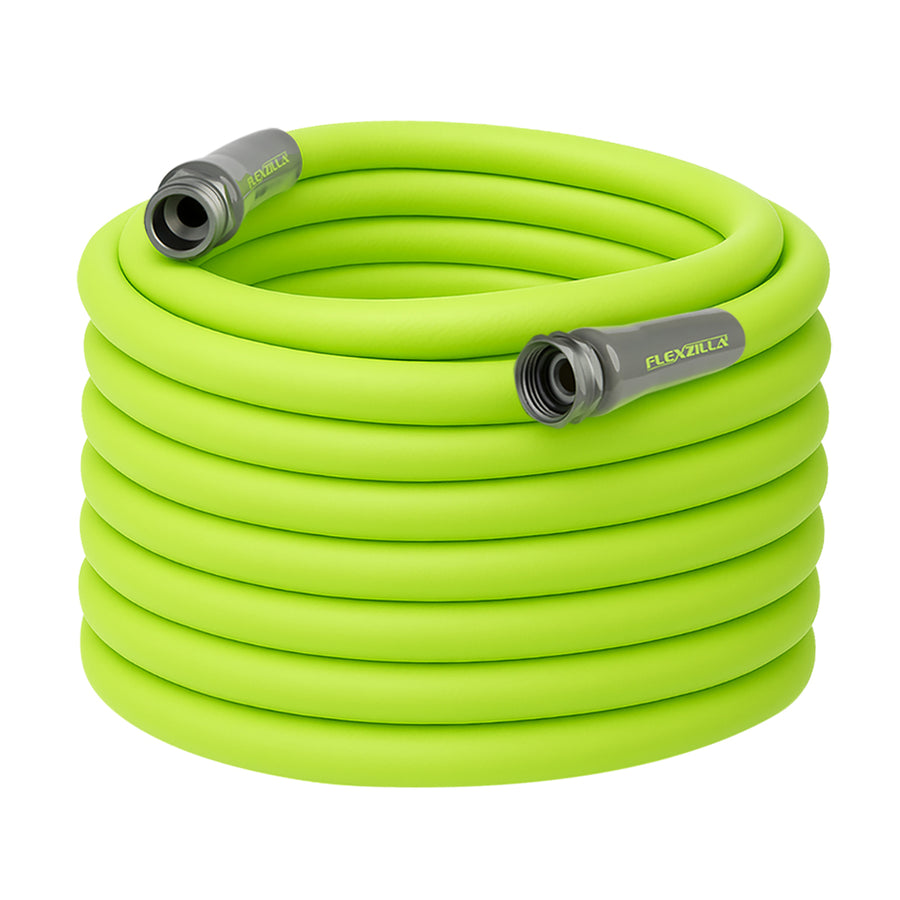 FlexZilla HFZG5100YW Garden Hose, 5/8" x 100', 3/4" - 11 1/2 GHT Fittings