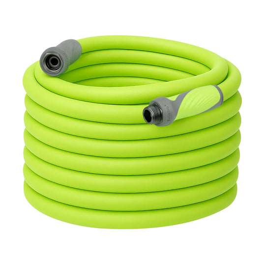 FlexZilla HFZG5100YWS SwivelGrip® Garden Hose, 5/8" x 100', 3/4" - 11 1/2 GHT Fittings