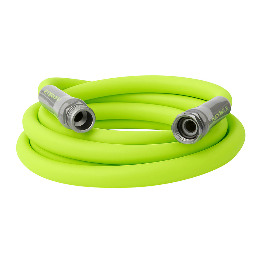 FlexZilla HFZG510YW Garden Lead-in Hose, 5/8" x 10', 3/4" - 11 1/2 GHT Fittings