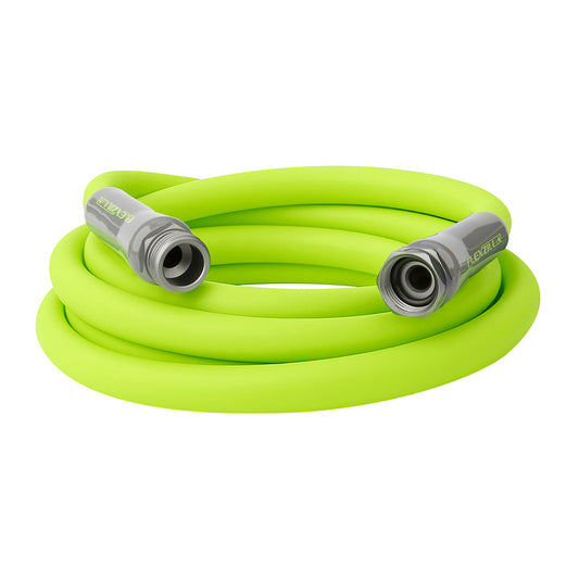 FlexZilla HFZG510YW Garden Lead-in Hose, 5/8" x 10', 3/4" - 11 1/2 GHT Fittings