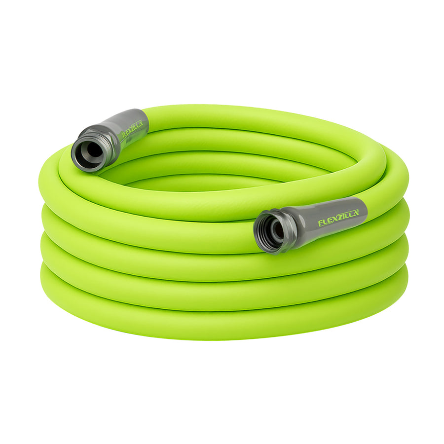 FlexZilla HFZG550YW Garden Hose, 5/8" x 50', 3/4" - 11 1/2 GHT Fittings