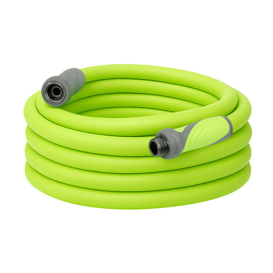 FlexZilla HFZG550YWS SwivelGrip® Garden Hose, 5/8" x 50', 3/4" - 11 1/2 GHT Fittings