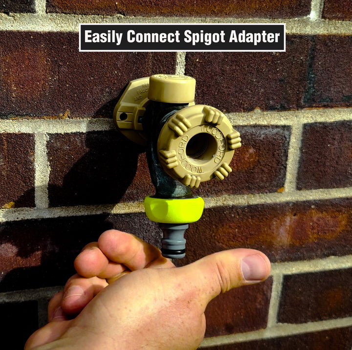 FlexZilla HFZGAK11 Garden Hose Quick-Connect Fittings, 2-Piece Coupler & Plug Kit