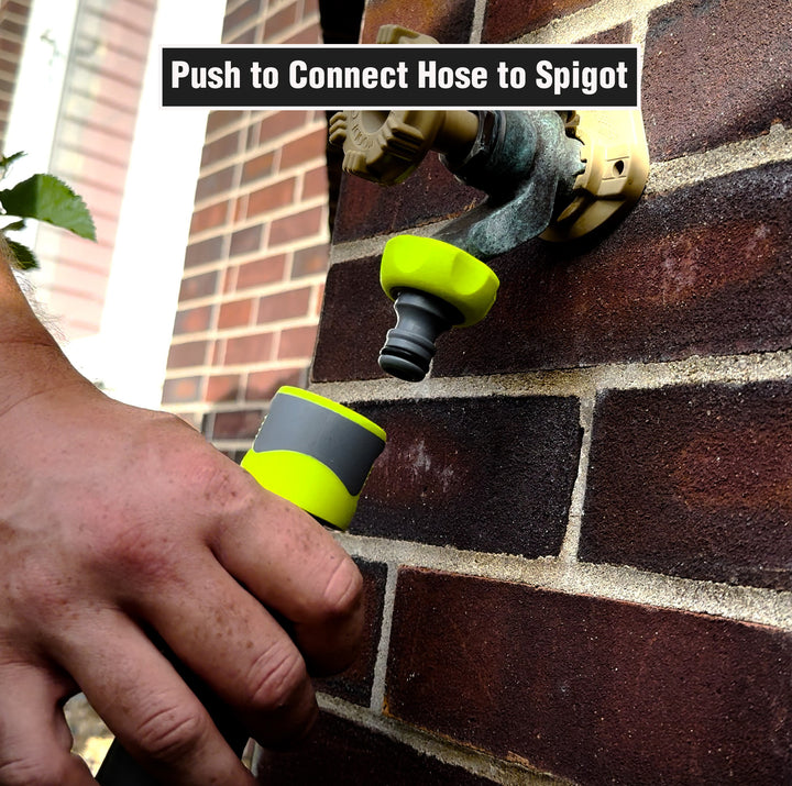 FlexZilla HFZGAK11 Garden Hose Quick-Connect Fittings, 2-Piece Coupler & Plug Kit