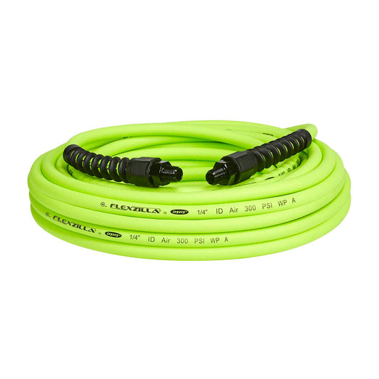 FlexZilla HFZP1450YW2 Pro Air Hose, 1/4" x 50', 1/4" MNPT Fittings