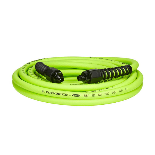 FlexZilla HFZP3825YW2 Pro Air Hose, 3/8" x 25', 1/4" MNPT Fittings