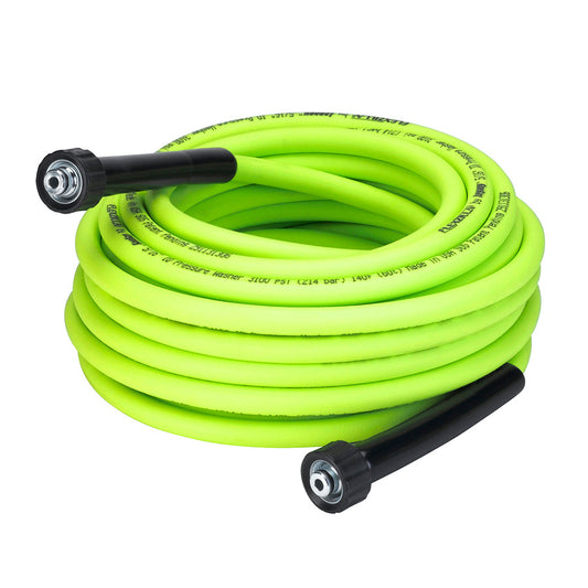 FlexZilla HFZPW3550M Pressure Washer Hose, 5/16" x 50', 3100 PSI, M22 Fittings