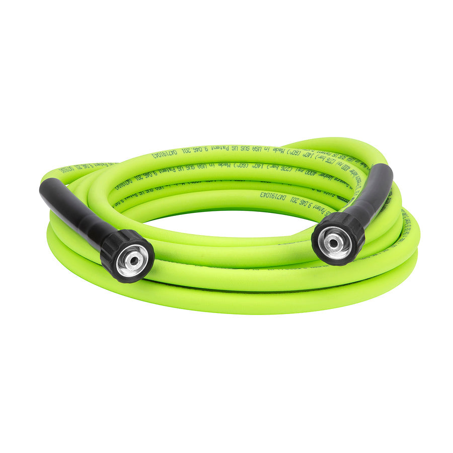 FlexZilla HFZPW40525M Pressure Washer Hose, 5/16" x 25’, 4000PSI, M22 Fittings