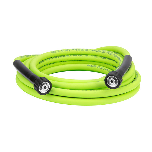 FlexZilla HFZPW40525M Pressure Washer Hose, 5/16" x 25’, 4000PSI, M22 Fittings