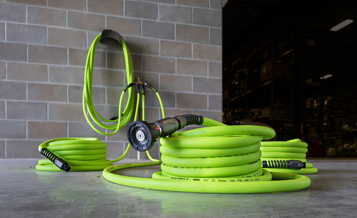 FlexZilla HFZWP550 Pro Water Hose, 5/8" x 50', 3/4" - 11 1/2 GHT Fittings