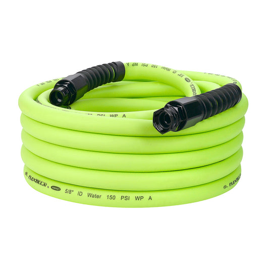 FlexZilla HFZWP550 Pro Water Hose, 5/8" x 50', 3/4" - 11 1/2 GHT Fittings