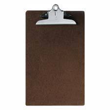 AbilityOne 7520002544610 SKILCRAFT Composition Board Clipboard - 9" x 15.5" - Hardboard - Brown