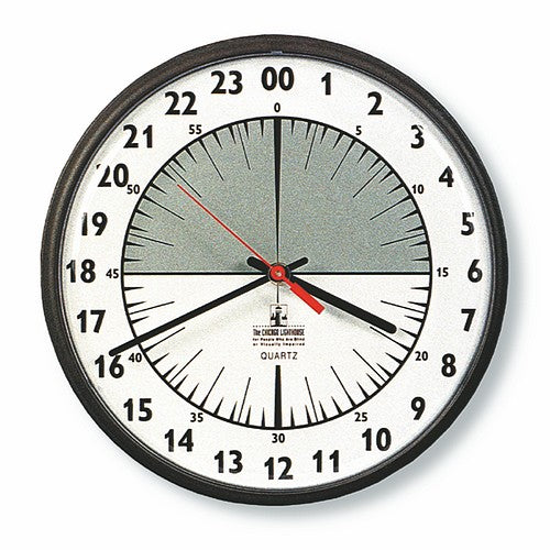 AbilityOne 6645013425313 SKILCRAFT 24-Hour Slimline Wall Clock - 9 1/4" Diameter, Brown - Analog - Quartz