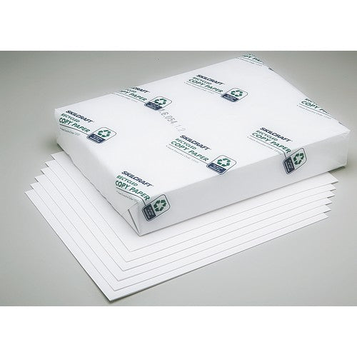AbilityOne 7530010785649 SKILCRAFT Bond Paper - For Laser, Inkjet Print - Letter - 8.50" x 11" - 20 lb Basis Weight - Recycled - 50% Recycled Content - 92 Brightness - 1 Box - White