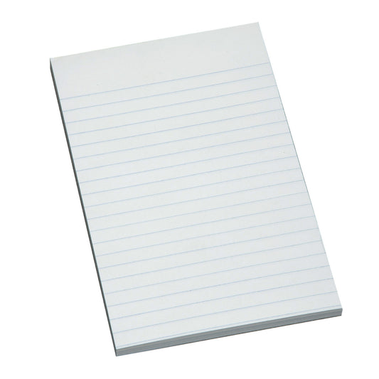 AbilityOne 7530015167580 SKILCRAFT Legal Pad - 8 1/2" x 11 3/4", Letter-Size, 1/4" Narrow Rule, White - 50 Sheets - 16 lb Basis Weight - 8.50" x 11.75" - 6 / Dozen - White Paper