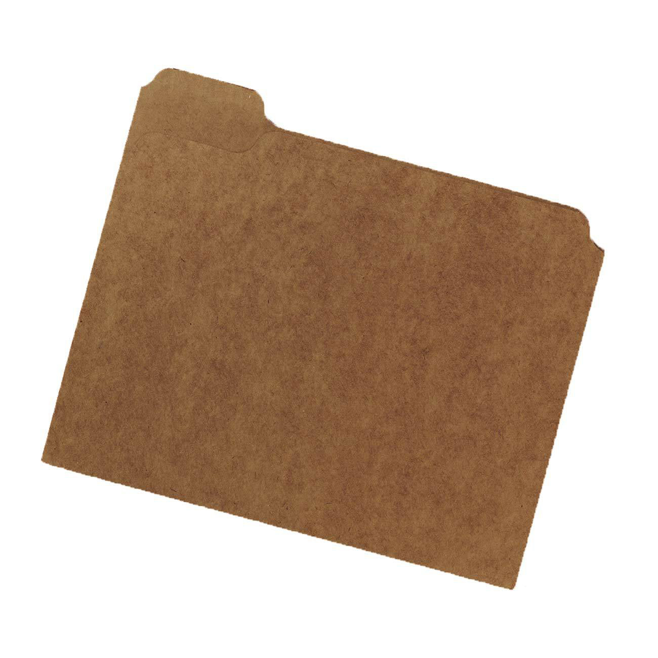 AbilityOne 7530002739845 SKILCRAFT Top Tab File Folder - Letter - 8.50" Width x 11" Length Sheet Size - 1.50" Fastener Capacity - 1/4 Tab Cut - Top Tab Location - Brown Kraft - Recycled