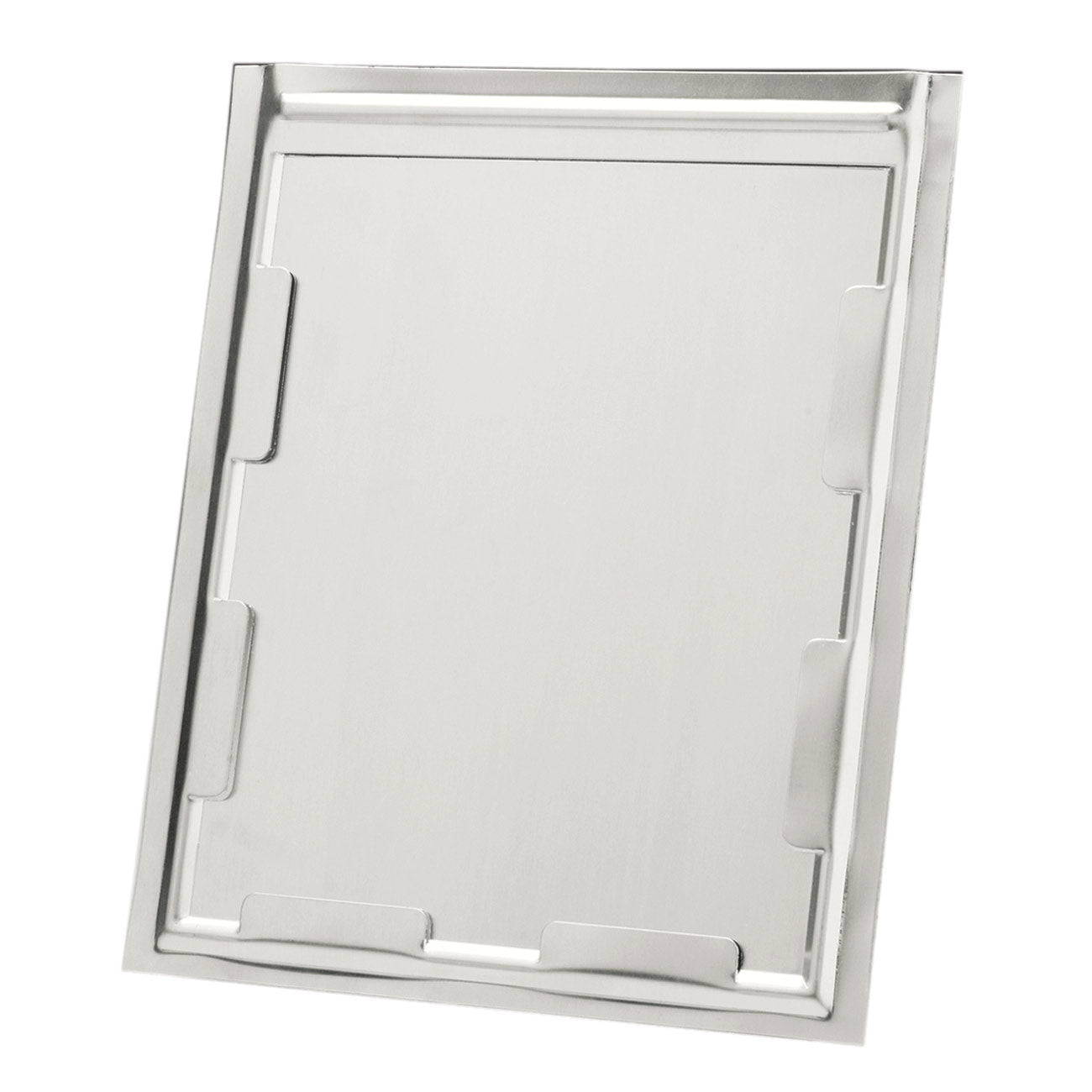 AbilityOne 9905008660334 SKILCRAFT Sign Holder with Plastic Window Cover, 9 11/16" x 11 3/4", Aluminum - - " 11.8" Width x 9.7" Height - Plastic, Aluminum, Acrylic - Silver