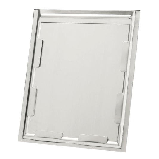AbilityOne 9905008660334 SKILCRAFT Sign Holder with Plastic Window Cover, 9 11/16" x 11 3/4", Aluminum - - " 11.8" Width x 9.7" Height - Plastic, Aluminum, Acrylic - Silver