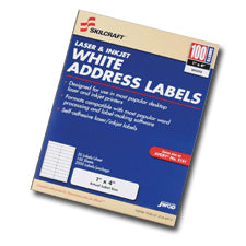 AbilityOne 7530015144909 SKILCRAFT Address Label - 4.12" Width x 2" Length - 50 / Box - Clear
