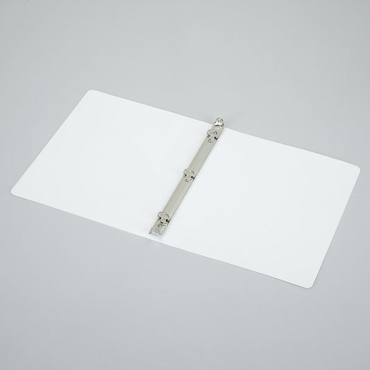 AbilityOne 7510014841761 SKILCRAFT Ring Binder - 0.50" Binder Capacity - 3 x Ring Fastener - Polyethylene - White - Recycled - 32 Each