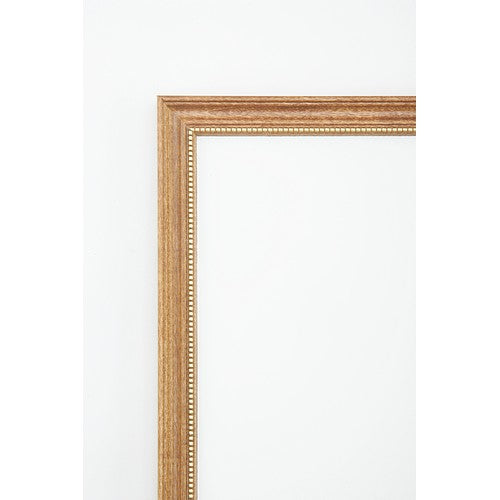 AbilityOne 7105014246471 Hardwood Frame, 8.5" x 11", Oak With Gold Accents