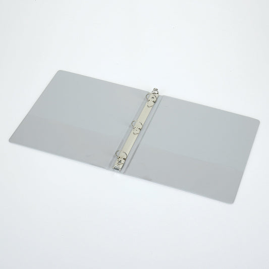 AbilityOne 7510007822663 SKILCRAFT Ring Binder - 1" Binder Capacity - Letter - 8.50" Width x 11" Length Sheet Size - 3 x Ring Fastener - 1 - Vinyl - Gray - Recycled - 18 Each