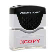 AbilityOne 7520012074108 SKILCRAFT Pre-Inked "Copy" Message Stamp - COPY Message Stamp - 1.62" x 0.5" - Red
