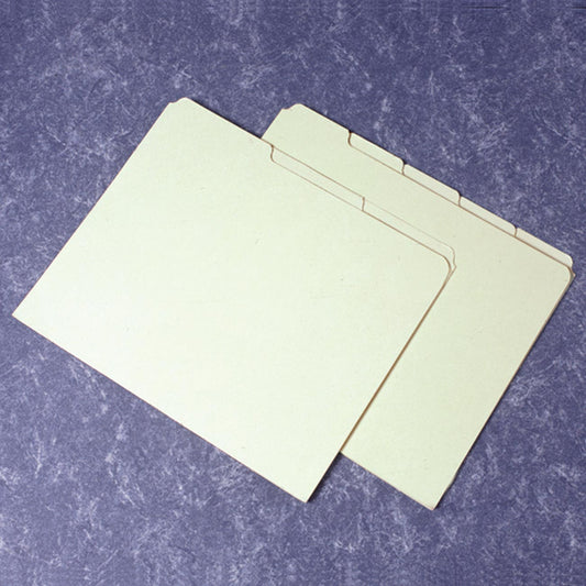 AbilityOne 7530000822635 SKILCRAFT File Guide Set - Blank, 1/3 Cut, All Positions, Legal Size, Light Green - Blank - Legal - Light Green Divider