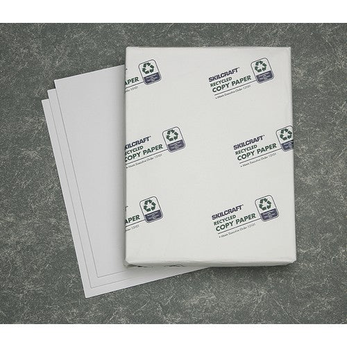 AbilityOne 7530002900599 SKILCRAFT Bond Paper - For Laser Print - Letter - 8.50" x 11" - 16 lb Basis Weight - 87 Brightness - White