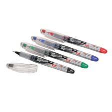 AbilityOne 7520015194360 SKILCRAFT Liquid Impression Marker - Blue Ink - Translucent Barrel - 12 / Dozen