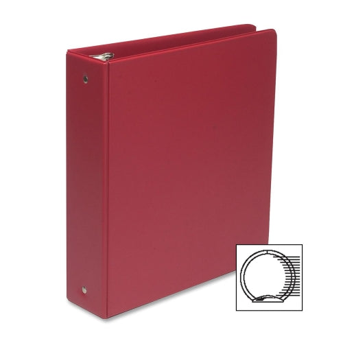AbilityOne 7510014316244 SKILCRAFT 3 Ring Binder - Letter - 8.5" x 11" - 2" Capacity - 1 Each - Red