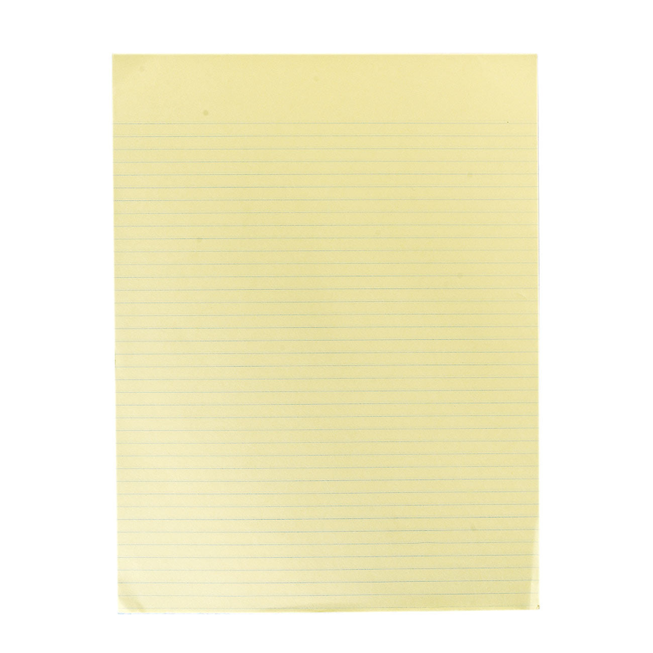 AbilityOne 7530015167570 SKILCRAFT Writing Pads - 8 1/2" x 11", Letter-Size, w/o Margin, 1/4" Narrow Rule, Canary - 100 Sheets - 16 lb Basis Weight - Letter 8.50" x 11" - 6Dozen - Canary Paper