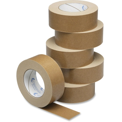 AbilityOne 7510002902026 SKILCRAFT General-purpose Masking Tape - 2" Width x 60 yd Length - 3" Core - Kraft - Rubber Backing - Easy Tear, Glossy, Sturdy, Durable - 24 / Roll - Kraft