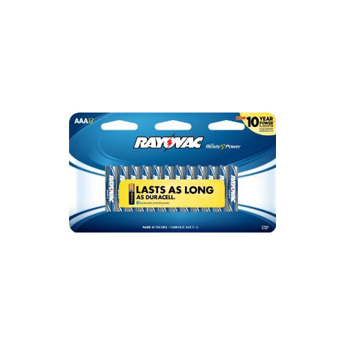 AbilityOne 6135008264798 Rayovac Alkaline AAA Battery, 12pk - AAA - Alkaline - 12 Pack