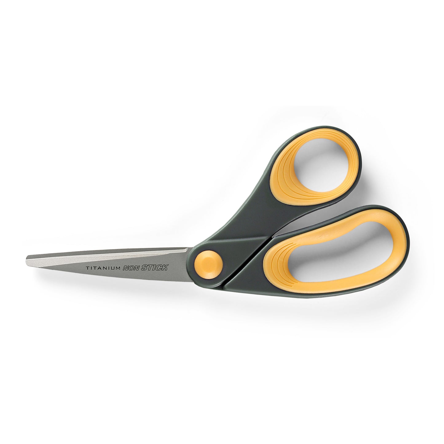 AbilityOne 5110016296580 SKILCRAFT Titanium 7" Bent Scissor - Bent - Titanium - Gray/Yellow