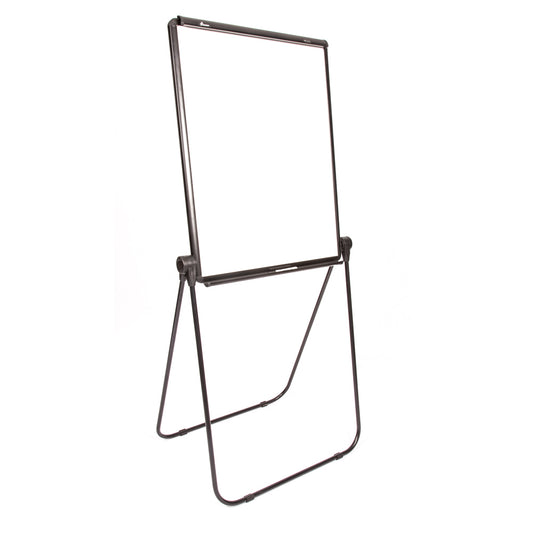 AbilityOne 7520016421223 SKILCRAFT Dual-sided Presentation Easel - 27" (2.2 ft) Width x 34" (2.8 ft) Height - Melamine Surface - Black Frame - Rectangle - Floor Standing, Tabletop - 1 Each