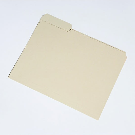 AbilityOne 7530016458093 SKILCRAFT 1/3-cut Position-1 Tab Manila File Folders - Letter - 8 1/2" x 11" Sheet Size - 1/3 Tab Cut - 11 pt. Folder Thickness - Manila - Manila - Recycled - 50 / Box