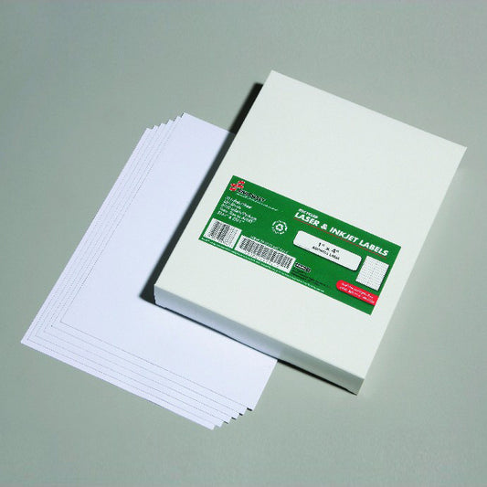 AbilityOne 7530016471412 SKILCRAFT Laser Inkjet 1x4 Address Labels - 1" Width x 4" Length - Rectangle - Laser, Inkjet - Bright White - 5000 / Box