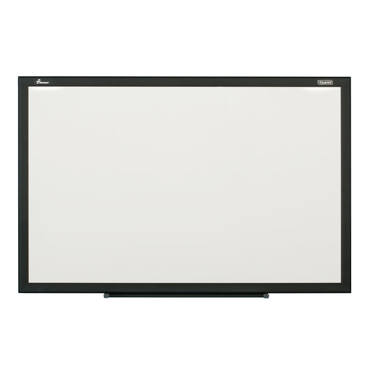 AbilityOne 7110016511290 Magnetic Steel Backed Dry Erase Whiteboard, Black Frame, 3' x 2'