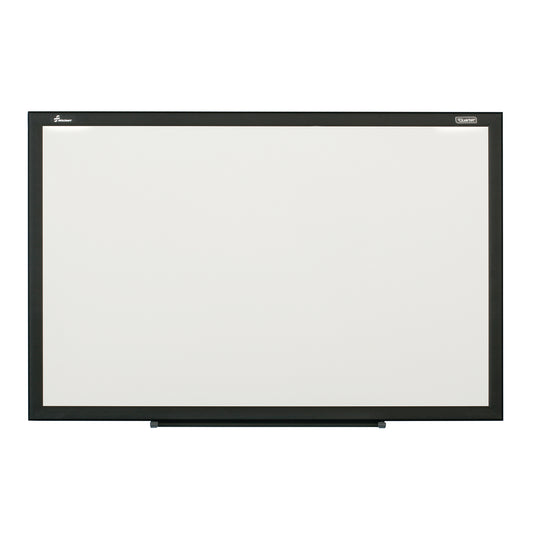 AbilityOne 7110016511291 Magnetic Steel Backed Dry Erase Whiteboard, Black Frame, 4' x 3'