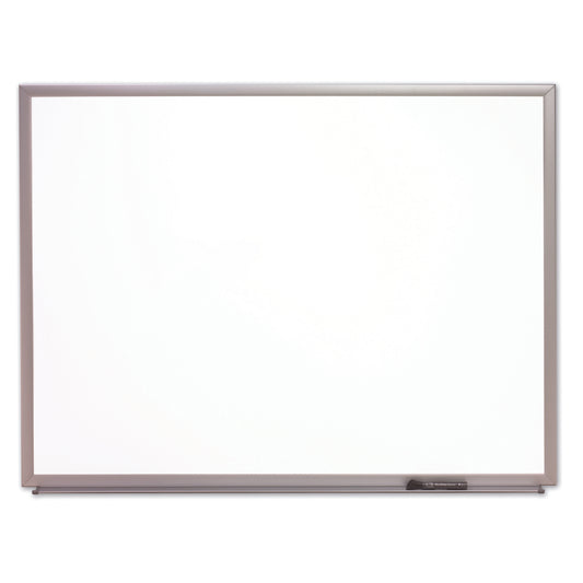 AbilityOne 7110016511295 Magnetic Steel Backed Dry Erase Whiteboard, Silver Frame, 4' x 3'