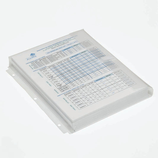 AbilityOne 7520016615818 SKILCRAFT Three-Ring Expansion Envelope Clear