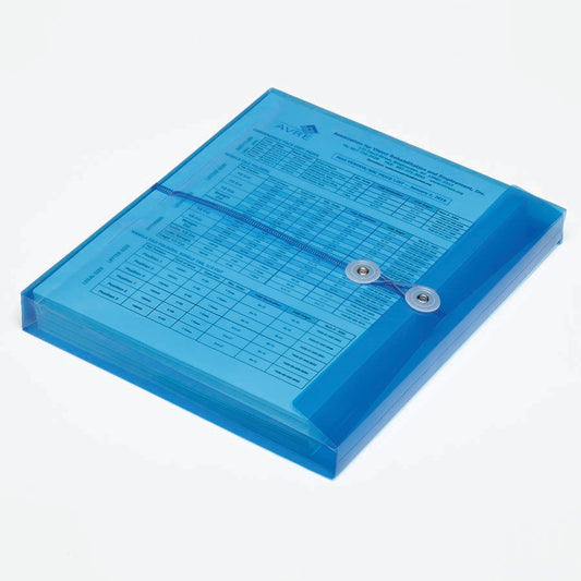 AbilityOne 7530016618833 SKILCRAFT String-Tie Side Loading Expansion Envelope Blue