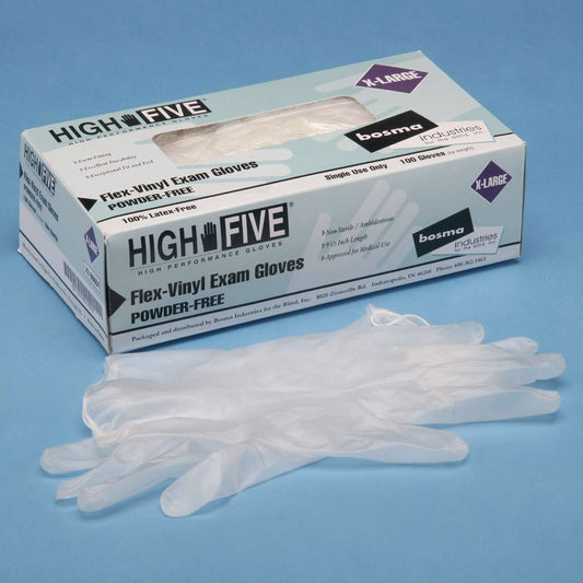 AbilityOne 6515014618507 SKILCRAFT Examination Gloves - Vinyl - Powder-free, Latex-free