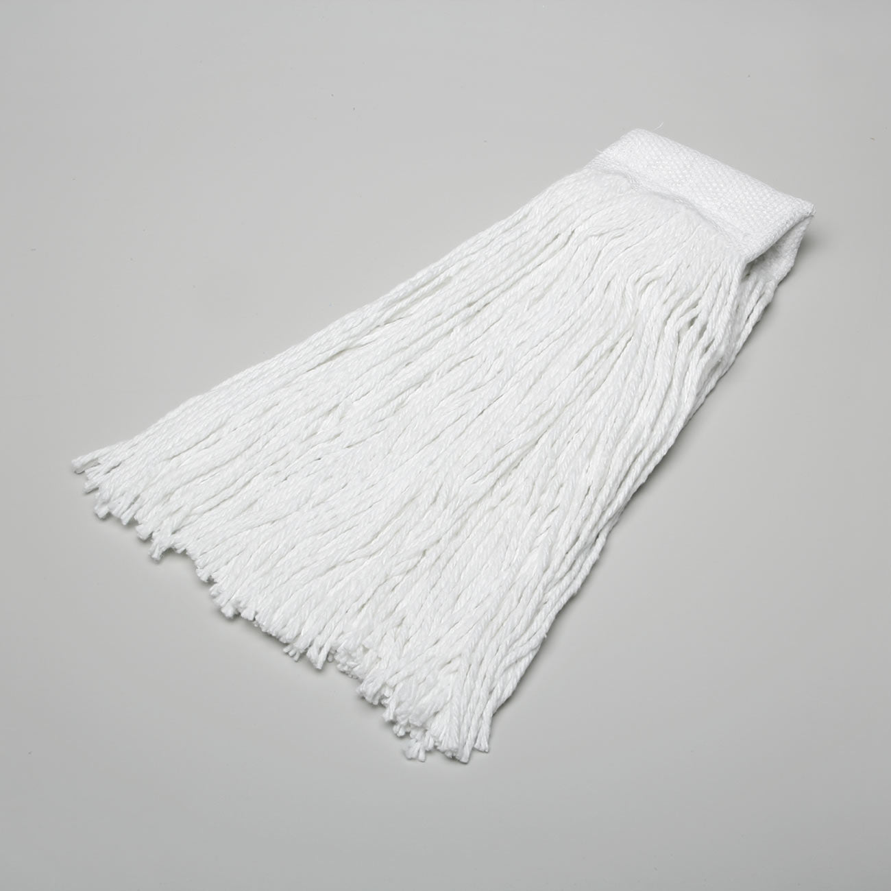 AbilityOne 7920015124969 SKILCRAFT SNOWITE Cut-End Finishing Mop Head-Medium-Duty - 5.50" Width - Rayon, Polyester