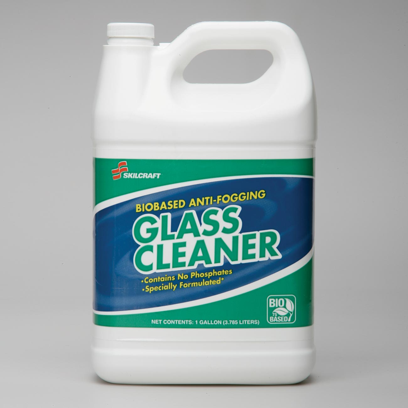 AbilityOne 7930009012088 SKILCRAFT Glass Cleaner - Liquid Solution - 1 gal (128 fl oz) - 6 / Box